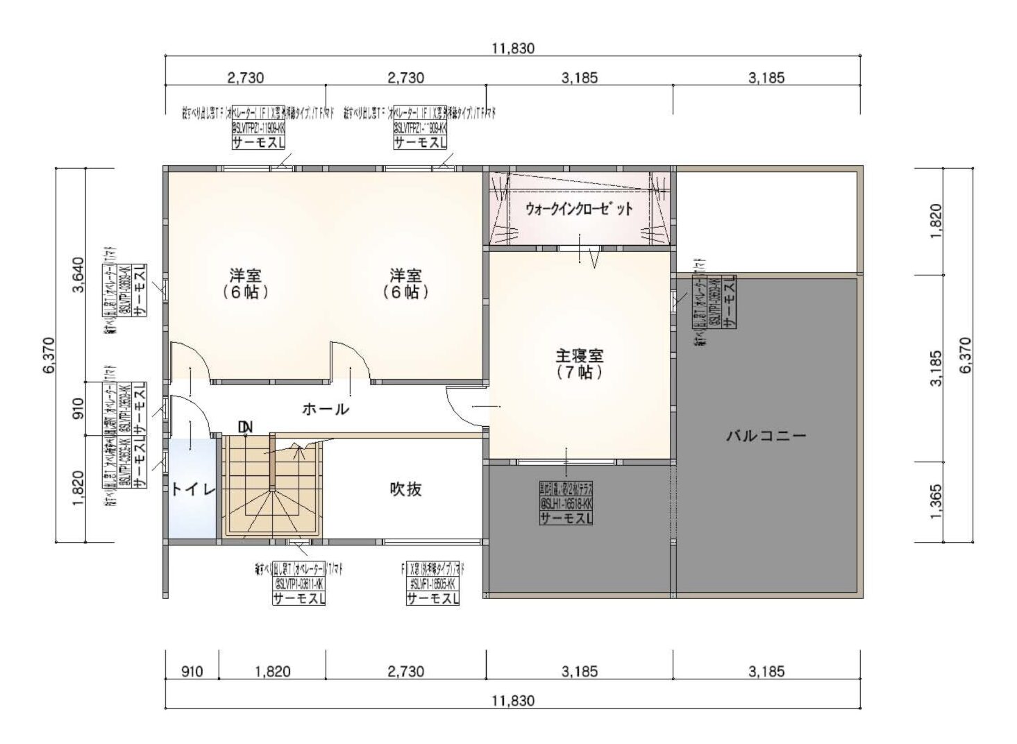 ガレージハウス間取り図